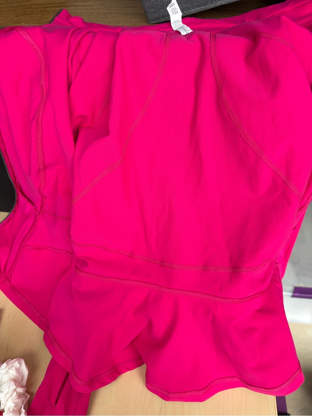 Lululemon Hot Pink Zip-Up Jacket - Picture 9 of 9